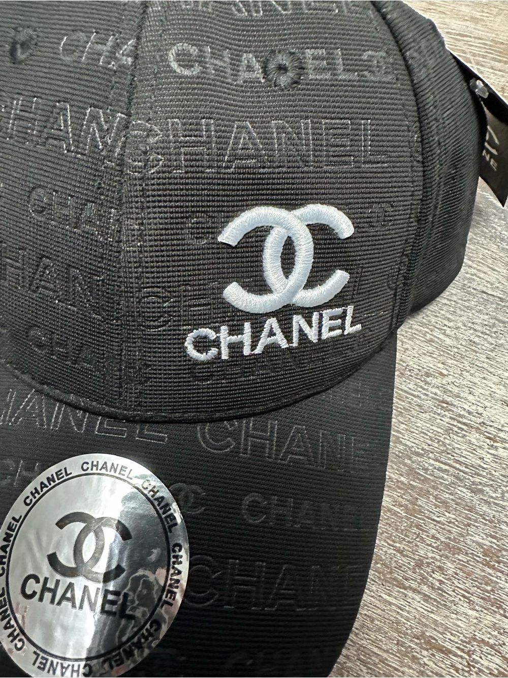 Black Logo Baseball Cap - Picture 10 of 13